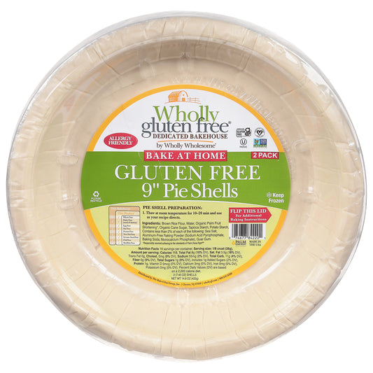 Wholly Gluten Free 9 Inch Gluten Free Pie Shells 2 ea